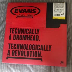 Evans Genera HD DRY snare batter head 15”